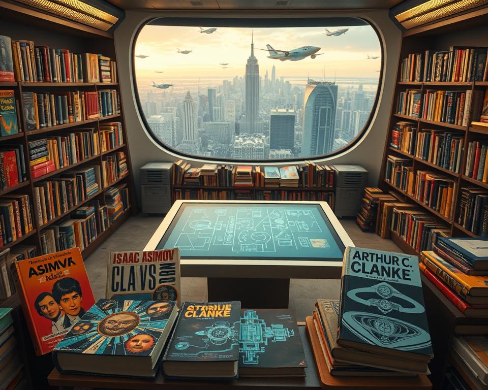 Obras de Asimov e Clarke