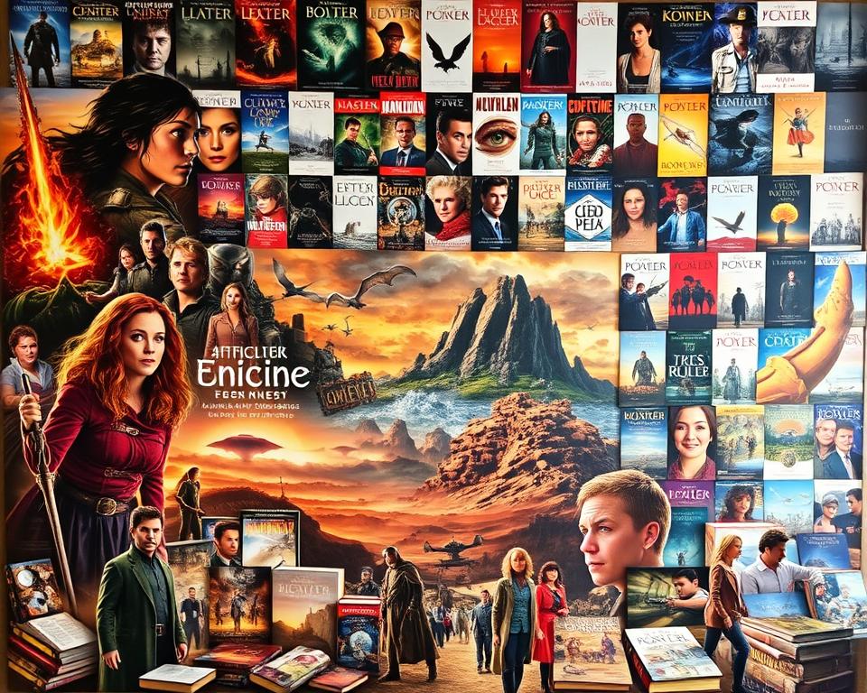 adaptações de séries de livros