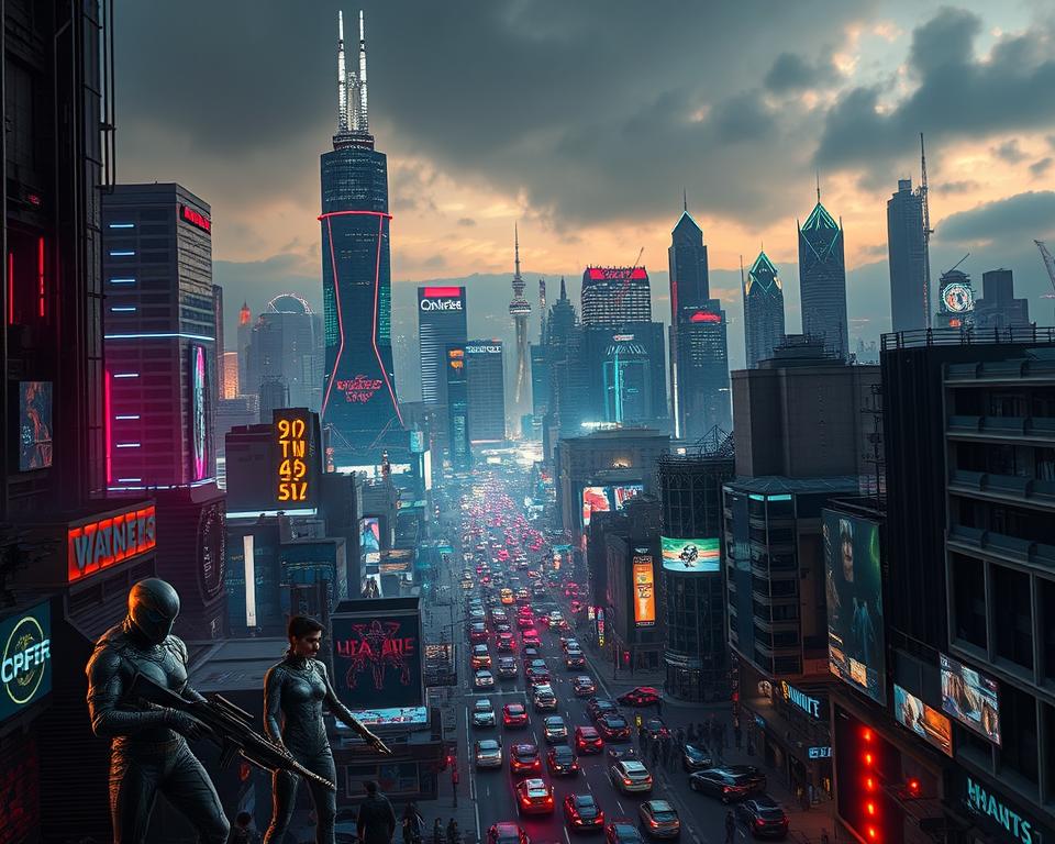 principais séries cyberpunk