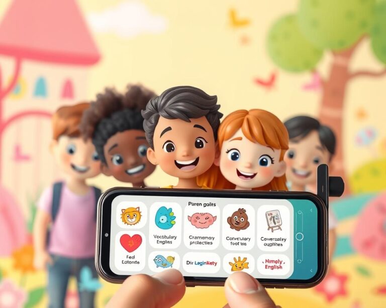 Aplicativo de inglês para crianças